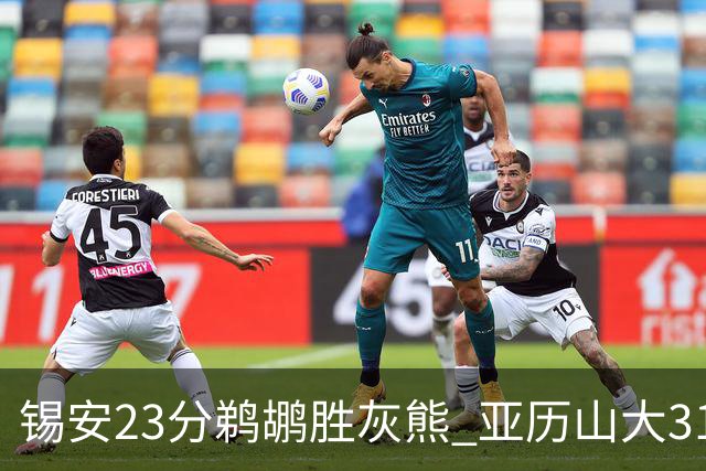 锡安23分鹈鹕胜灰熊 亚历山大31+10雷霆屠公牛